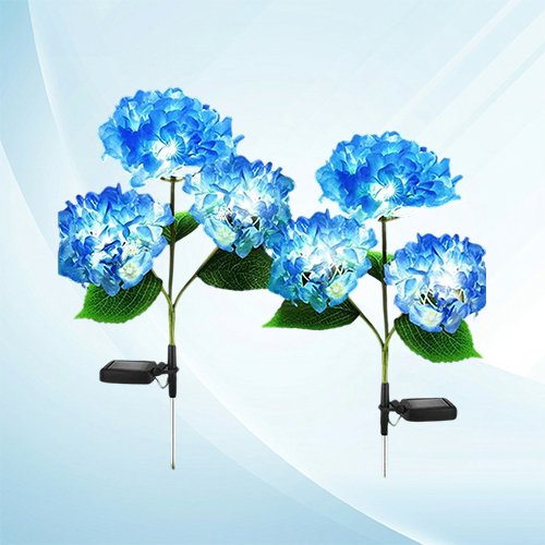 Solar Hydrangea Lantern Light - Altair Hearing Centre