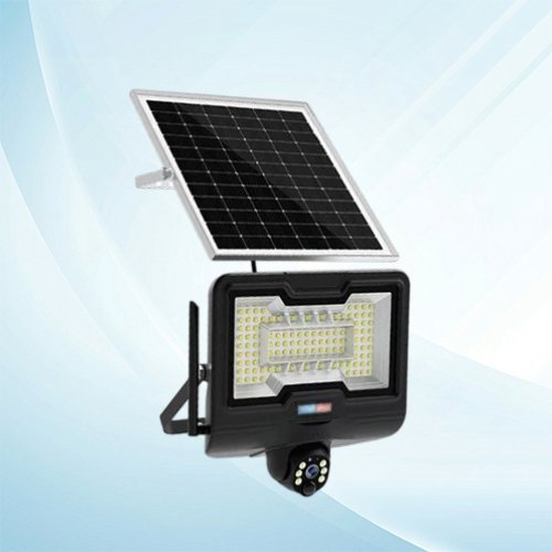 Solar Powered Floodlight with Camera